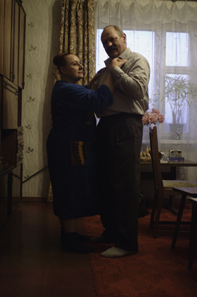 Alexander Antymonjuk wiht his wife